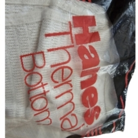 Hanes Men Size X-Large Thermal Bottom Long Johns New Dead Stock Vintage 1987 - Picture 4 of 7